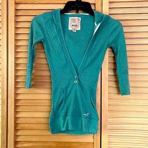 Y2K Hollister Mid-Tee Hoodie Top